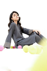 Gravel Grey - 2 PC Shirt+Bottom