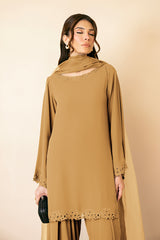 Clara Sand Organza Dupatta