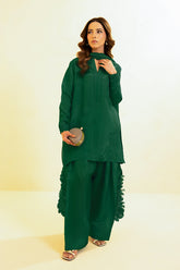 Emerald Farshi Set - (Shirt + Dupatta)