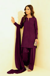 Plum Farshi Set - (Shirt)