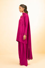 Rose Farshi Set - (Shirt + Dupatta)