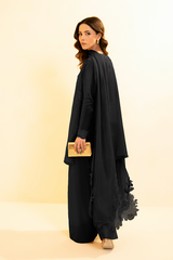 Black Farshi Set - (Shirt + Trousers)