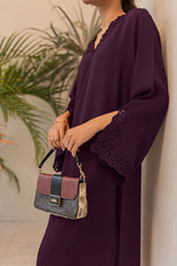 Navya Plum - (Shirt Only)