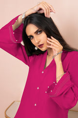 Metallic Hot Pink